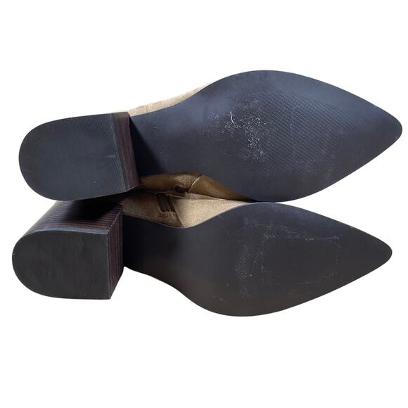 Linea Paolo Sadie Block Heel Bootie Light Tan Women's Size 13M New Without Box - Picture 5 of 8